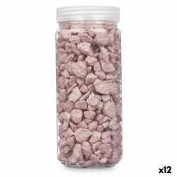 Декоративни Камъни Розов 10 - 20 mm 700 g (12 броя) - Външно осветление, Мрежи и Декорация