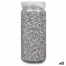 Декоративни Камъни Сребрист 2 - 5 mm 700 g (12 броя) - Външно осветление, Мрежи и Декорация