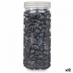 Декоративни Камъни Черен 10 - 20 mm 700 g (12 броя) - Външно осветление, Мрежи и Декорация