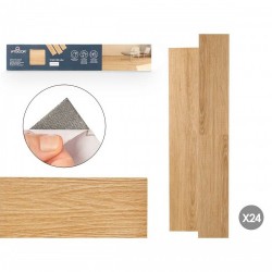 Винил GiftDecor Parquet Бежов 24 броя - Външно осветление, Мрежи и Декорация
