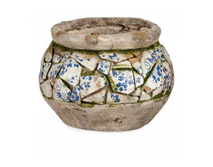 Декоративна Фигура за Градина Ваза 28 x 19,5 x 28 cm Полирезин