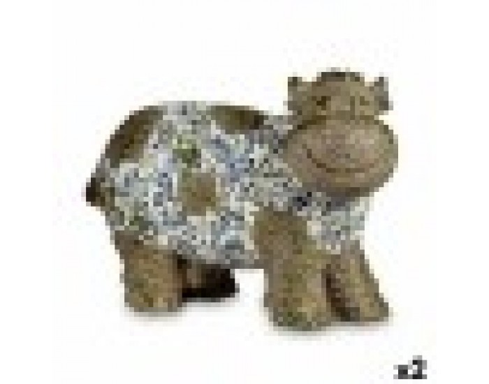 Декоративна Фигура за Градина Крава Полирезин 18,5 x 33,5 x 46,5 cm (2 броя)