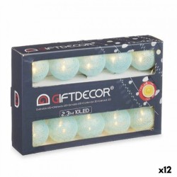 Гирлянда от LED Светлини Pall Син 2,3 m (12 броя) - Външно осветление, Мрежи и Декорация