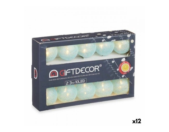 Гирлянда от LED Светлини Pall Син 2,3 m (12 броя)