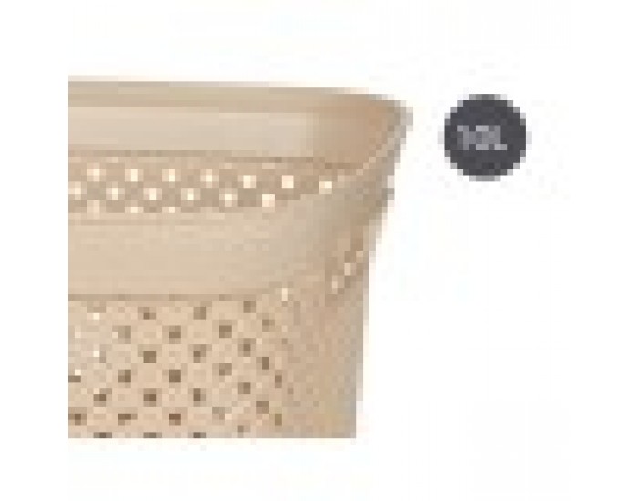 Кош 24 x 17 x 35 cm Бежов Пластмаса 10 L