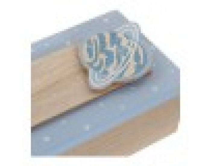 Декоративна кутия DKD Home Decor Дървен MDF (2 pcs) (22 x 6 x 9 cm)