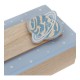 Декоративна кутия DKD Home Decor Дървен MDF (2 pcs) (22 x 6 x 9 cm)