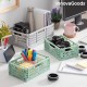 Комплект от 3 сгъваеми и подреждащи се кутии органайзери Boxtor InnovaGoods Комплект от 3 сгъваеми и подреждащи се кутии органайзери Boxtor InnovaGoods
