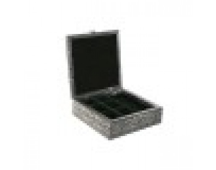 Кутия за бижута Home ESPRIT Зелен Сребрист Дървен Алуминий 18 x 18 x 6 cm Кутия за бижута Home ESPRIT Зелен Сребрист Дървен Алуминий 18 x 18 x 6 cm