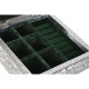 Кутия за бижута Home ESPRIT Зелен Сребрист Дървен Алуминий 18 x 18 x 6 cm Кутия за бижута Home ESPRIT Зелен Сребрист Дървен Алуминий 18 x 18 x 6 cm