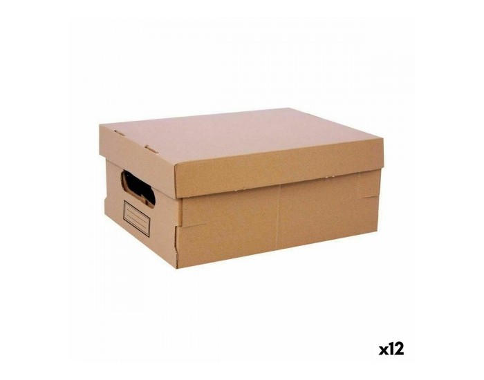 Кутия за Съхранение с Капак Confortime Картон 30 x 22,5 x 12,5 cm (12 броя) Кутия за Съхранение с Капак Confortime Картон 30 x 22,5 x 12,5 cm (12 броя)