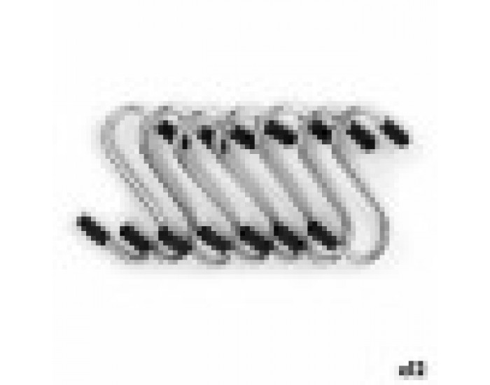 Кука за окачане Комплект Сребрист Метал 4,7 cm (12 броя)