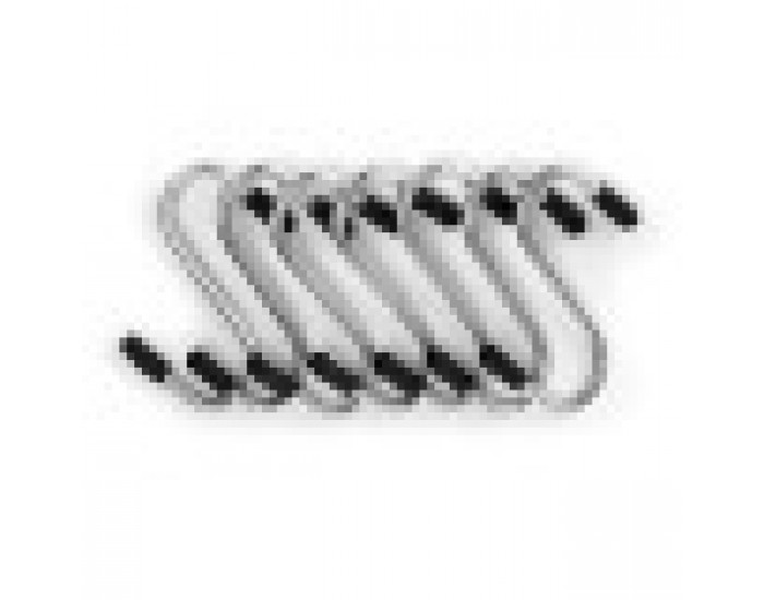 Кука за окачане Комплект Сребрист Метал 4,7 cm (12 броя)