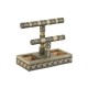 Кутия за бижута Home ESPRIT Бял Шампанско Дървен Алуминий 20 x 10 x 18 cm Кутия за бижута Home ESPRIT Бял Шампанско Дървен Алуминий 20 x 10 x 18 cm