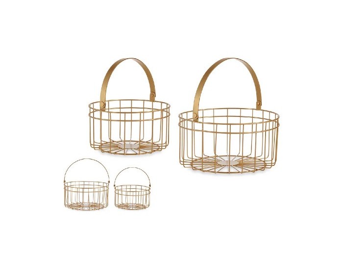 Кошница Кръгъл Метал (2 pcs)