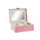 Кутия за бижута DKD Home Decor Розов PU Дървен MDF (17 x 13 x 8,5 cm) Кутия за бижута DKD Home Decor Розов PU Дървен MDF (17 x 13 x 8,5 cm)