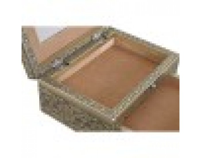 Кутия за бижута Home ESPRIT Бял Шампанско Дървен Алуминий 17,5 x 12,5 x 8,5 cm Кутия за бижута Home ESPRIT Бял Шампанско Дървен Алуминий 17,5 x 12,5 x 8,5 cm