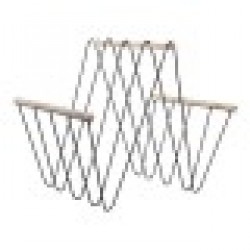 поставка за списания DKD Home Decor Желязо Дървен MDF (41 x 31 x 36 cm) - Кутии, Органайзери и Други продукти за съхранение