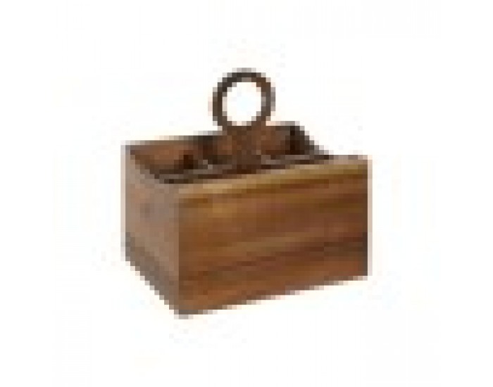 Кош за прибори Home ESPRIT Естествен Aкациево дърво 21 x 14,5 x 22 cm Кош за прибори Home ESPRIT Естествен Aкациево дърво 21 x 14,5 x 22 cm
