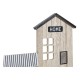 Лавица DKD Home Decor Поставка за палто Дървен (39 x 9 x 27 cm)