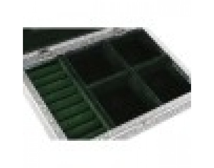 Кутия за бижута Home ESPRIT Зелен Сребрист Дървен Алуминий 27,5 x 20 x 5,4 cm