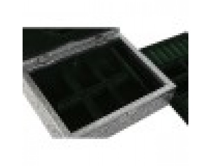 Кутия за бижута Home ESPRIT Зелен Сребрист Дървен Алуминий 22,5 x 17,5 x 7,6 cm