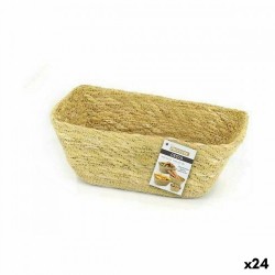 Многофункционална Кошница Privilege Морска трева Квадратен 11 x 6,5 x 7 cm (24 броя) - Кутии, Органайзери и Други продукти за съхранение