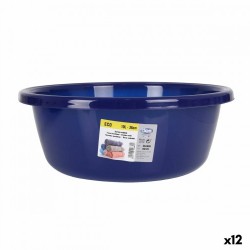 Купа за Измиване Dem Eco Кръгъл Син 10 L 37 x 37 x 14 cm (12 броя) - Кутии, Органайзери и Други продукти за съхранение