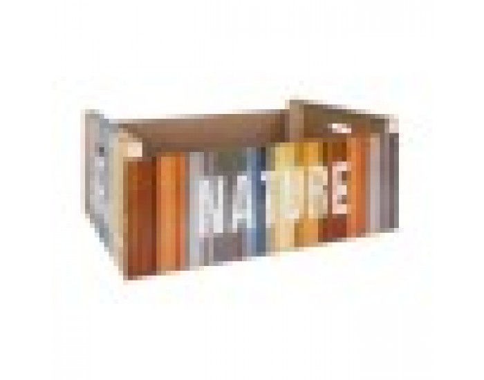 Кутия за Съхранение Confortime Nature Дървен Многоцветен 58 x 39 x 21 cm (3 броя)