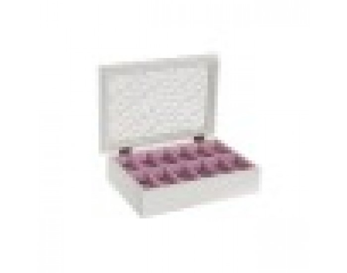 Кутия за Часовници DKD Home Decor 29 x 20 x 9 cm Кристал Бял Светло розово Дървен MDF