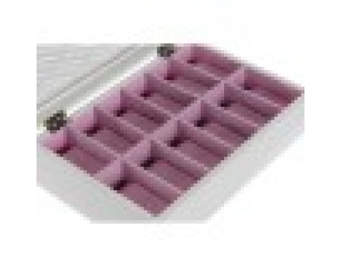 Кутия за Часовници DKD Home Decor 29 x 20 x 9 cm Кристал Бял Светло розово Дървен MDF