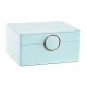 Кутия за бижута DKD Home Decor Зелен PU Дървен MDF (23 x 17 x 10 cm)