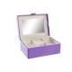 Кутия за бижута DKD Home Decor Люляк PU Дървен MDF (23 x 17 x 10 cm) Кутия за бижута DKD Home Decor Люляк PU Дървен MDF (23 x 17 x 10 cm)