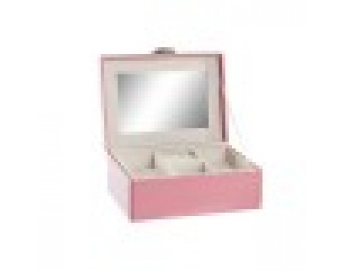Кутия за бижута DKD Home Decor Розов PU Дървен MDF (23 x 17 x 10 cm) Кутия за бижута DKD Home Decor Розов PU Дървен MDF (23 x 17 x 10 cm)