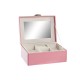 Кутия за бижута DKD Home Decor Розов PU Дървен MDF (23 x 17 x 10 cm) Кутия за бижута DKD Home Decor Розов PU Дървен MDF (23 x 17 x 10 cm)