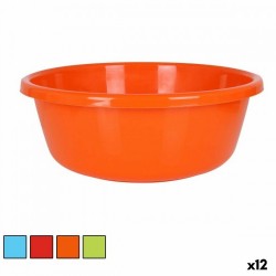 Купа за Измиване Dem Colors Кръгъл 10 L 36,5 x 36,5 x 14 cm (12 броя) - Кутии, Органайзери и Други продукти за съхранение