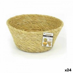 Многофункционална Кошница Privilege Морска трева Кръгъл 13 x 7 cm (24 броя) - Кутии, Органайзери и Други продукти за съхранение