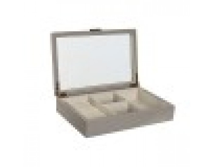 Кутия за бижута Home ESPRIT Бежов Кристал 29,5 x 19,5 x 6 cm