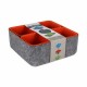 Органайзери Confortime Филц 25,2 x 25 x 10 cm (6 броя) Органайзери Confortime Филц 25,2 x 25 x 10 cm (6 броя)