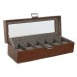 Кутия за бижута Home ESPRIT Кафяв Кристал 33 x 11,5 x 9 cm - Кутии, Органайзери и Други продукти за съхранение