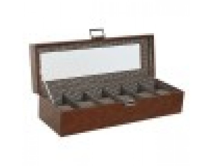 Кутия за бижута Home ESPRIT Кафяв Кристал 33 x 11,5 x 9 cm