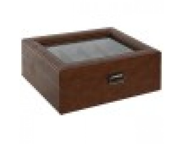 Кутия за бижута Home ESPRIT Кафяв Кристал 26 x 20 x 9 cm