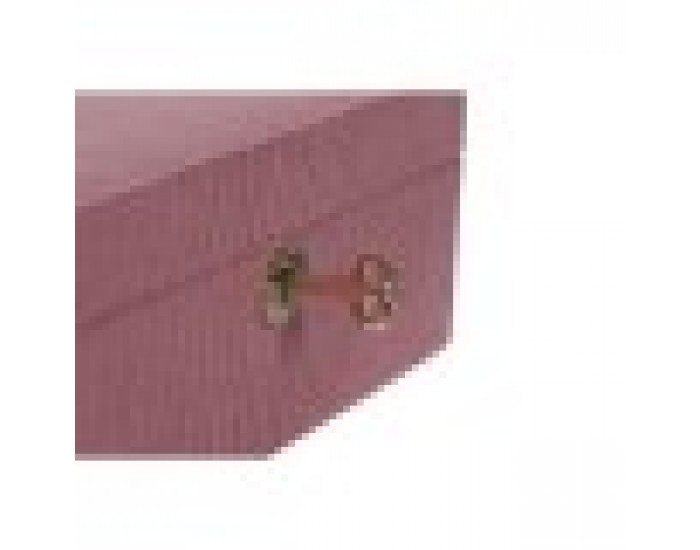 Кутия за бижута Home ESPRIT Сметана Пурпурен цвят 27 x 19 x 9 cm
