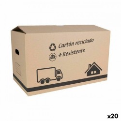 Кутия за Съхранение с Капак Confortime Картон 50 x 29 x 30 cm (20 броя) - Кутии, Органайзери и Други продукти за съхранение
