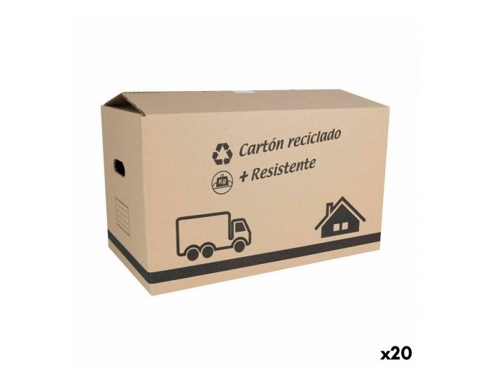 Кутия за Съхранение с Капак Confortime Картон 50 x 29 x 30 cm (20 броя)