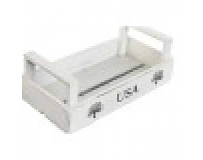 Кутии за съхранение Home ESPRIT Бял Cмърч 39 x 19 x 12 cm 3 Части