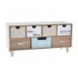 Кутия за бижута DKD Home Decor Дървен Плаж (40 x 16 x 19 cm) - Кутии, Органайзери и Други продукти за съхранение