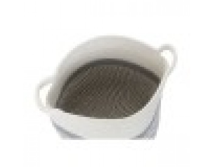 Кошница DKD Home Decor Черен Сив Бежов Син Памук (25 x 25 x 20 cm) (4 pcs)