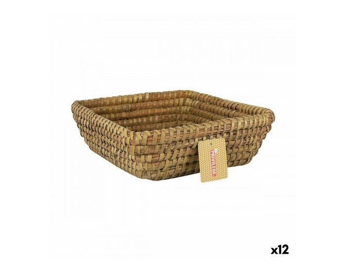 Многофункционална Кошница Privilege Korne Кафяв плетена ракита Квадратек 27 x 27 x 9 cm (12 броя) Многофункционална Кошница Privilege Korne Кафяв плетена ракита Квадратек 27 x 27 x 9 cm (12 броя)