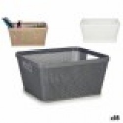 Многофункционална Кошница Пластмаса 5 L 29,5 x 13 x 23 cm (18 броя) - Кутии, Органайзери и Други продукти за съхранение